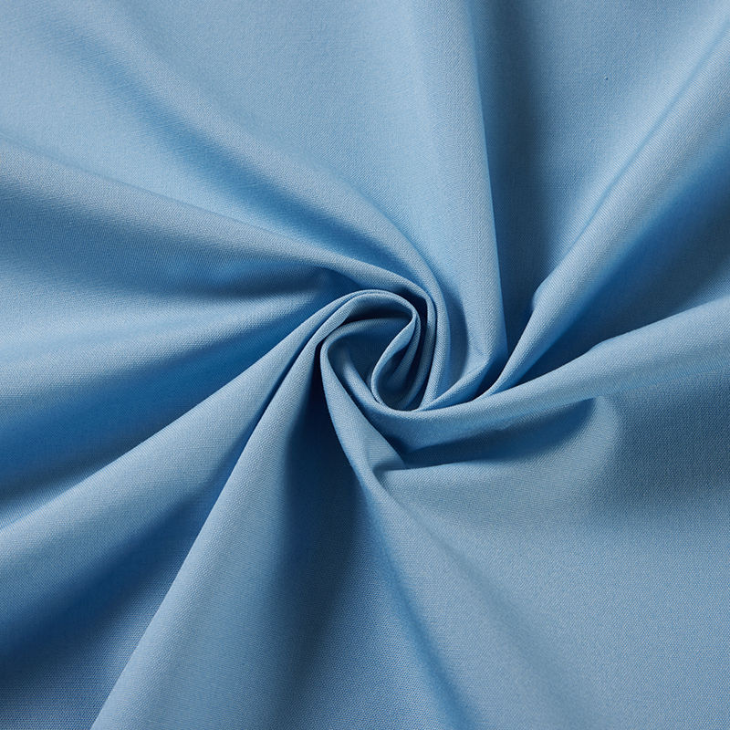 Light Blue Poly Cotton Blend Fabric