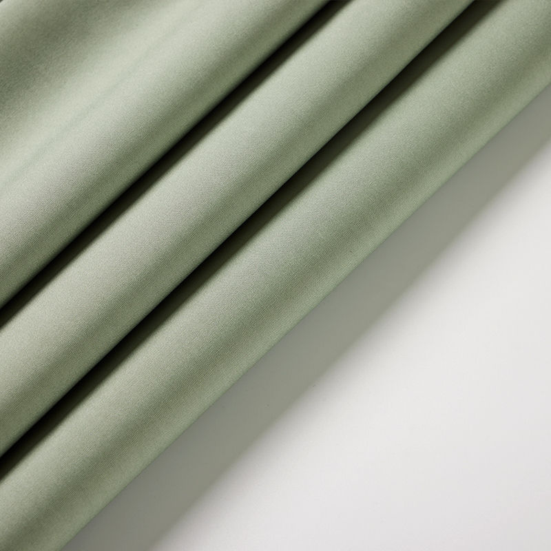 Light Green Poly Cotton Blend Fabric