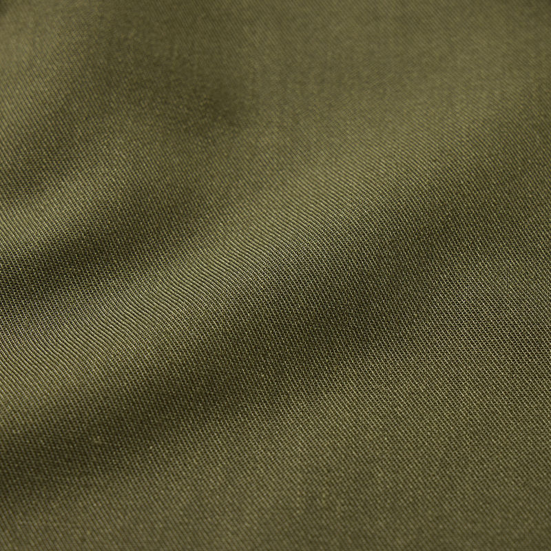 Olive Green Poly Cotton Blend Fabric