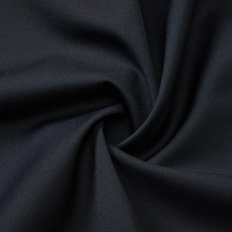 Navy Blue Poly Cotton Blend Fabric