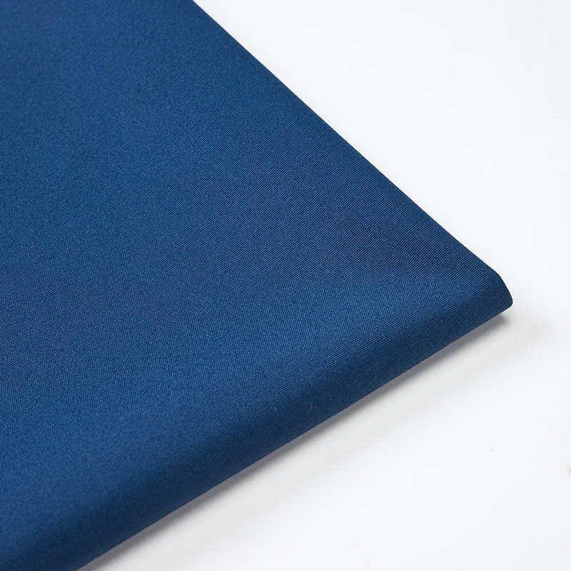 Blue uniform-blend fabric